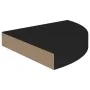 Corner floating shelf 2 pcs MDF black 25x25x3.8 cm by vidaXL, Shelves and shelves - Ref: Foro24-323899, Price: 27,67 €, Disco...