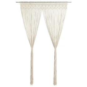 Macramé curtain cotton 140x240 cm by vidaXL, Curtains and curtains - Ref: Foro24-323975, Price: 47,40 €, Discount: %