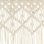 Cortina de macramé algodón 140x240 cm de vidaXL, Cortinas y visillos - Ref: Foro24-323975, Precio: 50,31 €, Descuento: %
