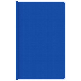 Alfombra para tienda de campaña HDPE azul 300x400 cm