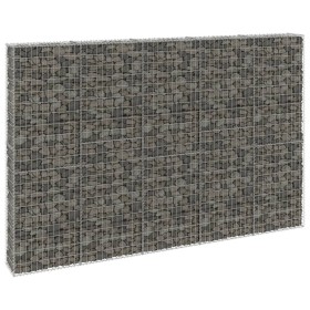 Gabion wall with galvanized steel covers 300x30x200 cm by vidaXL, fence panels - Ref: Foro24-147823, Price: 245,06 €, Discoun...