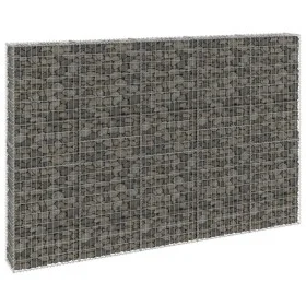 Gabionenwand mit verzinkten Stahlabdeckungen 300x30x200 cm von vidaXL, Zaunpaneele - Ref: Foro24-147823, Preis: 235,78 €, Rab...