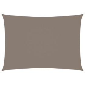 Rectangular sail awning taupe gray Oxford fabric 2x4 m by vidaXL, Umbrellas - Ref: Foro24-135422, Price: 32,83 €, Discount: %