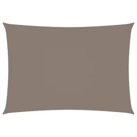 Rectangular sail awning taupe gray Oxford fabric 2x4 m by vidaXL, Umbrellas - Ref: Foro24-135422, Price: 34,30 €, Discount: %