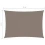 Rectangular sail awning taupe gray Oxford fabric 2x4 m by vidaXL, Umbrellas - Ref: Foro24-135422, Price: 34,30 €, Discount: %