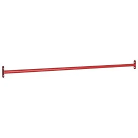 Red steel gymnastics horizontal bar 125 cm by vidaXL, Structures for outdoor games - Ref: Foro24-93198, Price: 19,32 €, Disco...