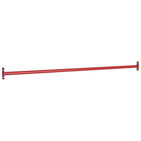 Red steel gymnastics horizontal bar 125 cm by vidaXL, Structures for outdoor games - Ref: Foro24-93198, Price: 19,32 €, Disco...