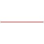 Barra horizontal de gimnasia de acero rojo 125 cm