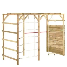 Estructura escalada madera de pino impregnada 240x100x170 cm de vidaXL, Estructuras para juegos al aire libre - Ref: Foro24-3...