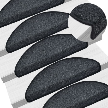 Stair mats 10 units anthracite gray 65x24x4 cm by vidaXL, Stair mats - Ref: Foro24-149751, Price: 48,51 €, Discount: %