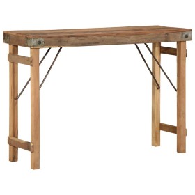 Mesa Consola Marrón 110 x 35 x 76 cm Madera maciza recuperada