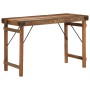 Mesa de Comedor Marrón 110 x 55 x 76 cm madera maciza reciclada en Mesas de cocina y de comedor | Comprar online en Foro24