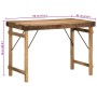 Mesa de Comedor Marrón 110 x 55 x 76 cm madera maciza reciclada en Mesas de cocina y de comedor | Comprar online en Foro24