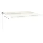 Cremefarbene automatische einziehbare Markise 500 x 300 cm von vidaXL, Markisen - Ref: Foro24-3068947, Preis: 493,52 €, Rabat...