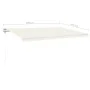 Cream automatic retractable awning 500x300 cm by vidaXL, Awnings - Ref: Foro24-3068947, Price: 493,53 €, Discount: %
