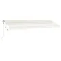 Toldo de pie automático crema 500x300 cm de vidaXL, Toldos - Ref: Foro24-3069587, Precio: 612,87 €, Descuento: %