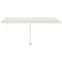 Cremefarbene automatische Standmarkise 500x300 cm von vidaXL, Markisen - Ref: Foro24-3069587, Preis: 612,89 €, Rabatt: %