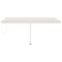 Toldo de pie automático crema 500x300 cm de vidaXL, Toldos - Ref: Foro24-3069587, Precio: 644,76 €, Descuento: %