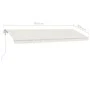 Cremefarbene automatische Standmarkise 500x300 cm von vidaXL, Markisen - Ref: Foro24-3069587, Preis: 612,89 €, Rabatt: %