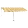 Gelb-weiße automatische Standmarkise 500x300 cm von vidaXL, Markisen - Ref: Foro24-3069588, Preis: 586,60 €, Rabatt: %