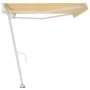 Gelb-weiße automatische Standmarkise 500x300 cm von vidaXL, Markisen - Ref: Foro24-3069588, Preis: 586,60 €, Rabatt: %