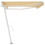 Gelb-weiße automatische Standmarkise 500x300 cm von vidaXL, Markisen - Ref: Foro24-3069588, Preis: 607,88 €, Rabatt: %