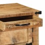 Mesa de Café Marrón 90 x 50 x 40 cm Madera maciza de Mango