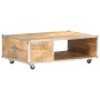 Solid raw mango wood coffee table 89x59x33 cm by vidaXL, Coffee table - Ref: Foro24-323408, Price: 118,35 €, Discount: %