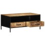 Mesa de Café Marrón 90 x 50 x 40 cm Madera maciza de Mango
