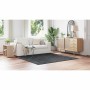 Alfombra Shaggy Antideslizante Gris oscuro 200 x 200 cm PP