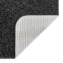 Alfombra Shaggy Antideslizante Gris oscuro 200 x 200 cm PP