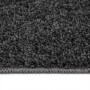 Alfombra Shaggy Antideslizante Gris oscuro 200 x 200 cm PP