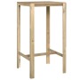 Bartisch aus imprägniertem Kiefernholz, 60 x 60 x 110 cm von vidaXL, Gartentische - Ref: Foro24-318219, Preis: 68,28 €, Rabat...
