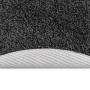 Alfombra Shaggy Antideslizante Gris oscuro 90 x 90 cm PP