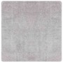 Alfombra Shaggy Antideslizante Gris 120 x 120 cm PP