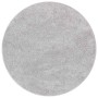 Alfombra Shaggy Antideslizante Gris 160 x 160 cm PP