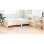 Alfombra Shaggy Antideslizante Crema 120 x 120 cm PP