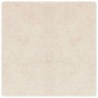 Alfombra Shaggy Antideslizante Crema 160 x 160 cm PP