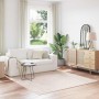Alfombra Shaggy Antideslizante Crema 200 x 200 cm PP
