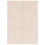 Alfombra Shaggy Antideslizante Crema 240 x 340 cm PP