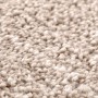 Alfombra Shaggy Antideslizante Crema 120 x 120 cm PP