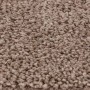 Alfombra Shaggy Antideslizante Marrón 80 x 150 cm PP