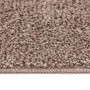 Alfombra Shaggy Antideslizante Marrón 80 x 150 cm PP