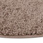 Alfombra Shaggy Antideslizante Marrón 90 x 90 cm PP