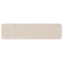 Alfombrillas Antideslizantes para Escalera 15 pcs Crema