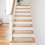 Alfombrillas Antideslizantes para Escalera 15 pcs Crema