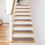 Alfombrillas Antideslizantes para Escalera 15 pcs Marrón claro