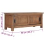 TV-Schrank aus massivem Teakholz, 90 x 30 x 35 cm von vidaXL, TV-Möbel - Ref: Foro24-286275, Preis: 173,78 €, Rabatt: %