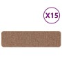 Alfombrillas Antideslizantes para Escalera 15 pcs Amarillo