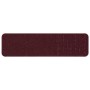 Alfombrillas Antideslizantes para Escalera 15 pcs Burdeos